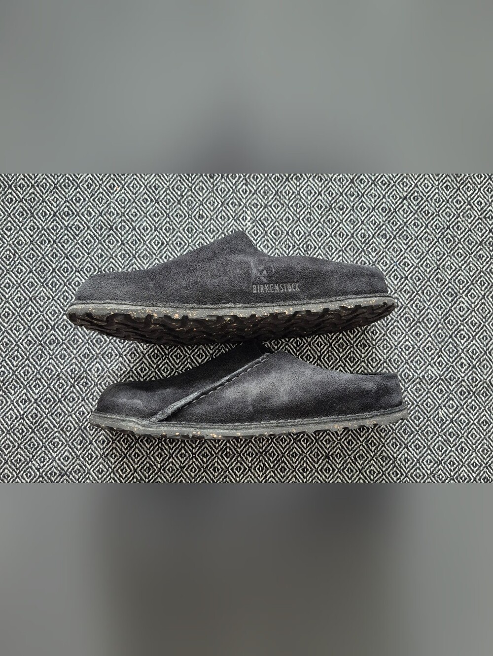 Birkenstock Zermatt Black Suede Mules / Slippers Size 9 (40) - Picture 8 of 11